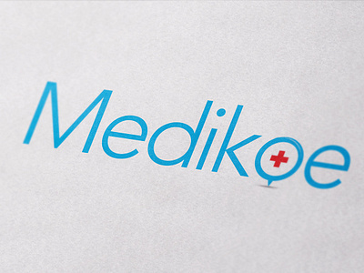 Medikoe Logo branding design flat icon identity illustration illustrator logo minimal typography