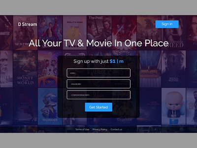 Tv and movie subscription website. dark movie tvshow