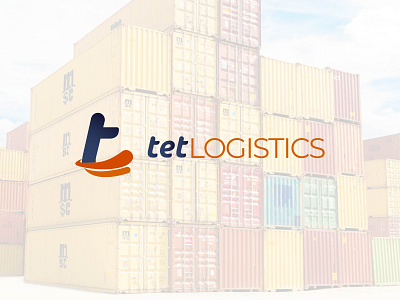 TET logistics Monogram Logo branding logistics logo monogram letter mark monogram logo typography vector