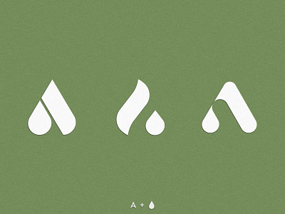 Logo concepts for 'Amlav' a logo brand identity branding drop logo logo logodesign logodesigner minimal minimalist monogram