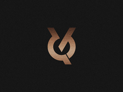 QV monogram brand identity branding design graphic design logo logodesign logodesigner minimalist monogram monogram letter mark qv vector