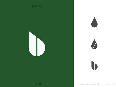 Biole Logo b logo brand identity branding graphic design logo logodesign minimal minimalist minimalist logo monogram nature logo
