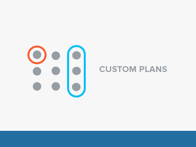 Custom Plans Icon custom iconography icons plans shapes