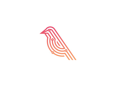 Siskin branding design gradient identity logo logotype simple technology typography