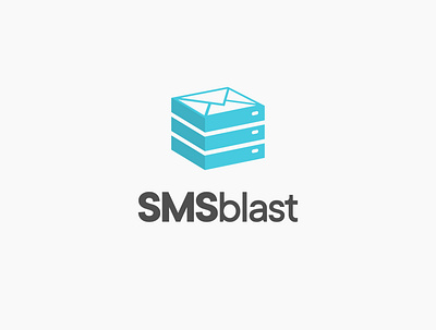 SMS Blast app branding design flat graphic design icon logo minimal ui vector