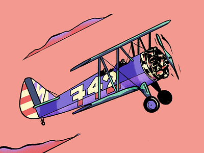 old plane digitalart drawing illustration plane