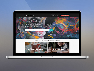 Homepage Redesign - PR Slides homepage philip joyce photography photoshop search sketchapp