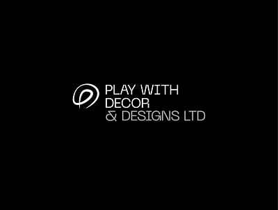 PlaywithDecor Logo architecture brand design brand identity design interior design interiordesign logo logotype visual identity