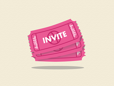 Dribbble Invite Tickets design dribbble dribbble invite illustration illustrator invite