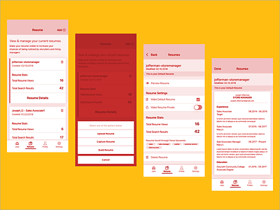 Outtakes ios iphone x mobile mobile app screens ui ux wireframes wires