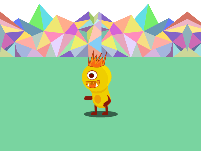 Character Animation - testing after effects animation character character animation design gif illustration illustration animation illustrator monster