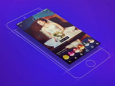 1ife - Social App for iOS agency gurgaon iphone ixd selfie ui user experience user interface