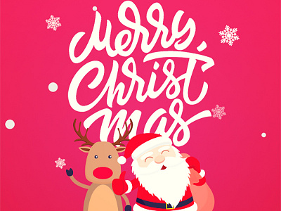 Ho Ho Ho - Merry Christmas !! christ christmas design god jesus lord merry red reindeer santa snowflakes ux