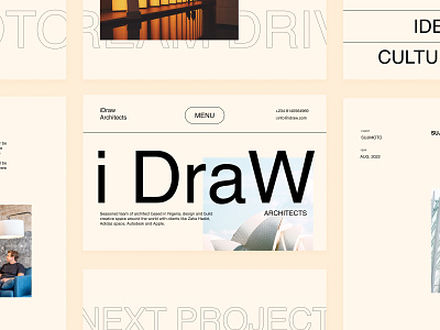 iDraw Architect Website architect branding ui website
