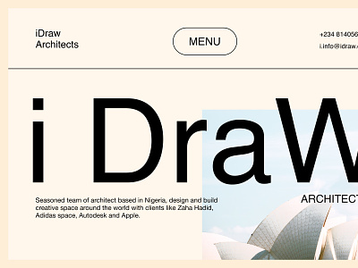 iDraw Architect Website branding design graphic design typography ui