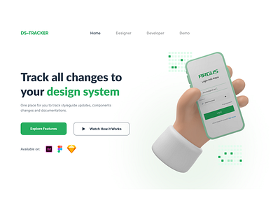DS-Tracker Landing Page