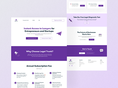 Legal Landing Page by Druids on Dribbble