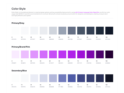 Color Style color colorstyle design designsystem styleguide