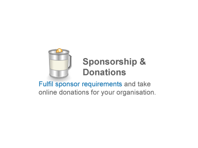 Sponsorship & Donations can donation icon sponsorship tin