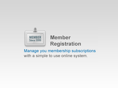 Member Registration badge card membership registration