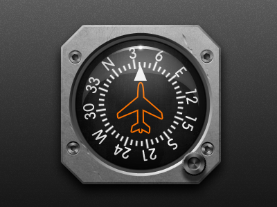 Compass aircraft cockpit compass