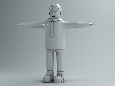 Work man c4d cartoon character design