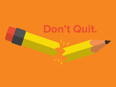 Blog: Fighting the Struggle of Starting blog break commit pencil quit stress