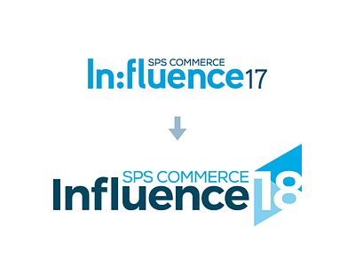 Influence Conference Refresh 18 branding conference influence logo rebrand refresh retail supply chain update