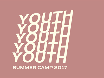 Pocket Print 2017 church pocket print shirt stacked summer camp typography youth