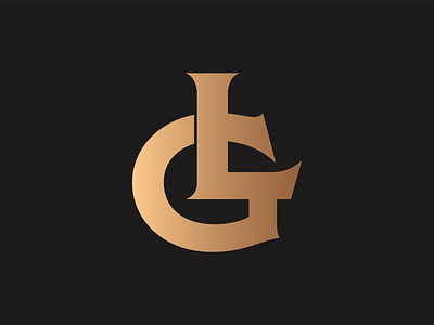 Killed LG Monogram branding design g gold icon l lg logo mark monogram typography