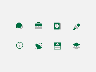 Ministry of Housing | Website Nav menu icons design filled icon icons set illustraion riyadh saudi saudi arabia ui ux