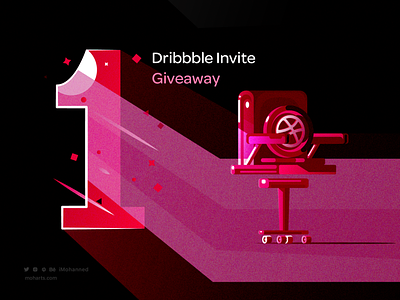Dribbble Invite branding dribbble dribbble best shot dribbble invite giveway icons illustraion illustration art illustrator invitation invite logo logos