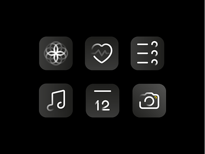 iOS 14 iCon - Dark v1