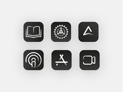 iOS 14 iCon - Dark v2