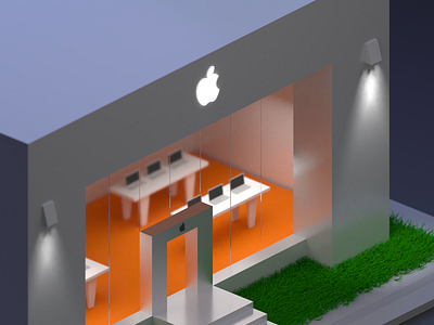 Apple Store | 3D Modeling