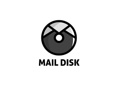MAIL DISK Logo flat logo logo design logodesign logos mail