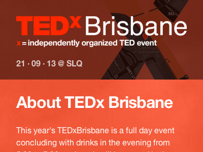 Tedx Brisbane brisbane red ted tedx tedxbrisbane