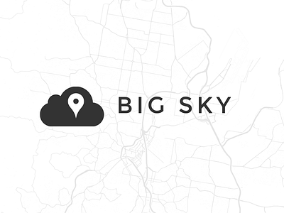 Big Sky big logo maps sky