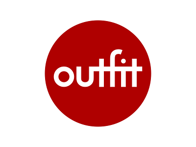 Outfit logo circle logo outfit