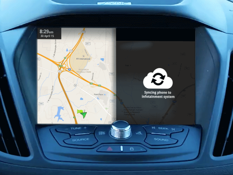 Automobile Trip Planner animated automobile calendar car gps infotainment map mobile schedule sync