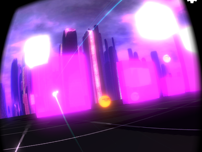 More Bloom! More Glow! Obnoxiously Neon 80's VR 80s 80s style android glow neon vr