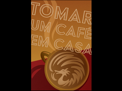 tomar um cafe em casa