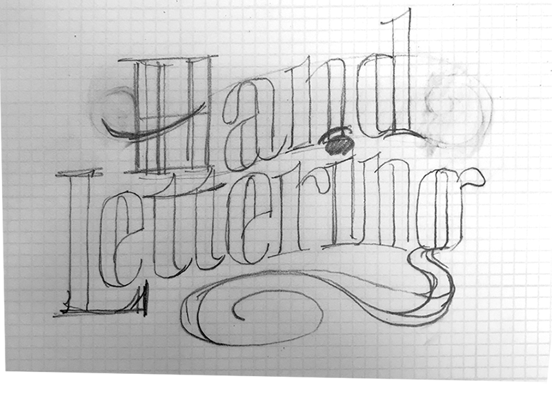 Handlettering design hand lettering illustration