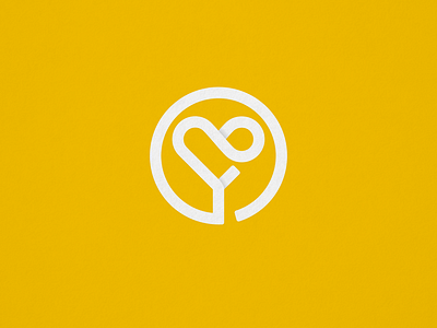Living Lyfe Logo heart infinity letter logo mark non profit simple smart yazidi yezidi