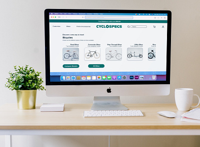 Case Study: Cyclospecs adobe xd branding design graphic design icon design interaction design logo prototyping responsive website ui ui design ux ux design ux research visual design wireframing