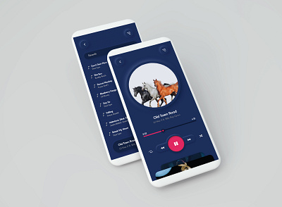 Music Player design ui design uiux