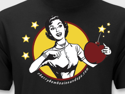 Dribbble 42 retro salon t shirt vector vintage