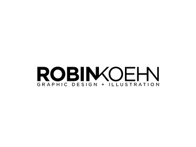Robin Koehn Wordmark branding personal wordmark