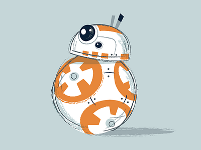 BB-8 bb 8 retro sci fi star wars