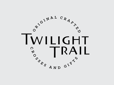 Twilight Trail craftsman cross etsy gift logo rustic wood
